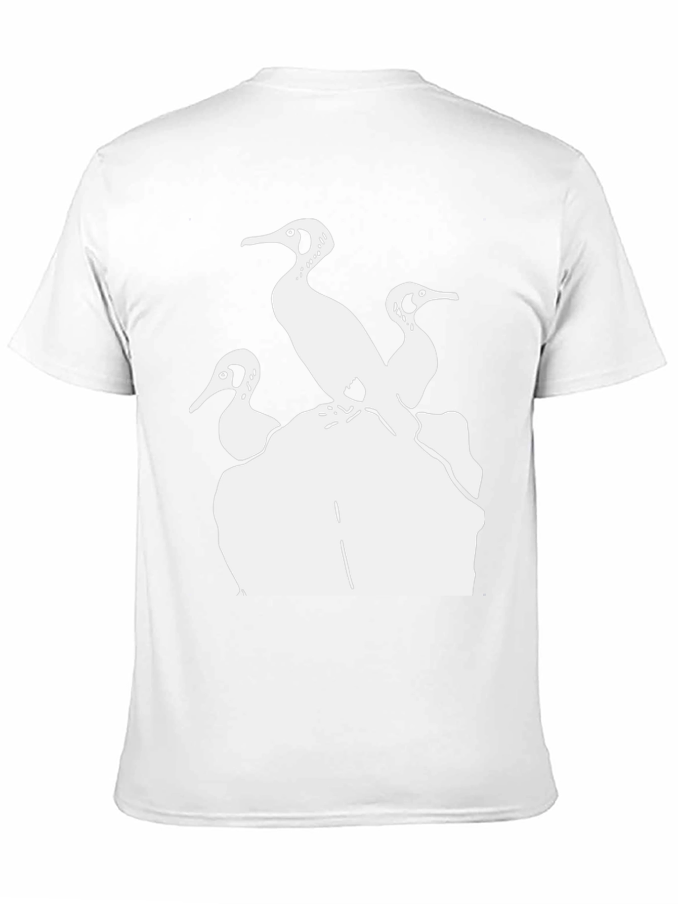 Cormorant Silhouette T-Shirt - Black