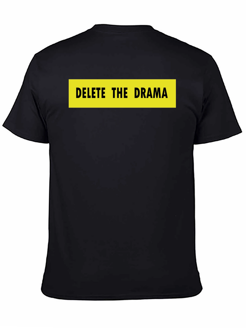 Delete the Drama Black Graphic Tee