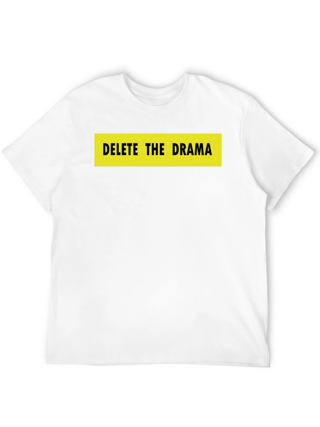 Delete the Drama Black Graphic Tee