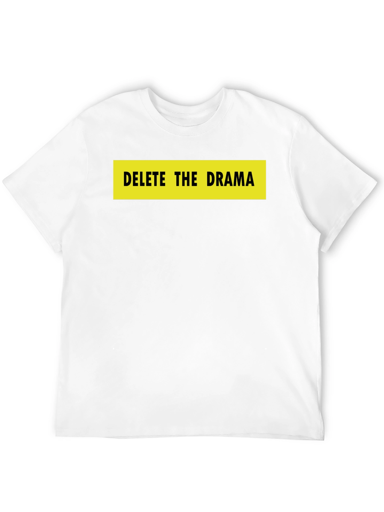 Delete the Drama Black Graphic Tee