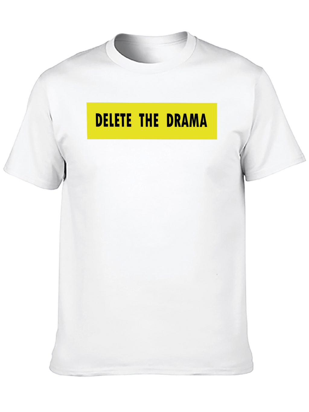 Delete the Drama Black Graphic Tee