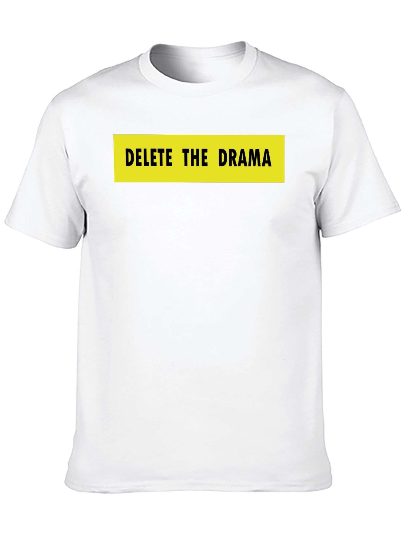Delete the Drama Black Graphic Tee