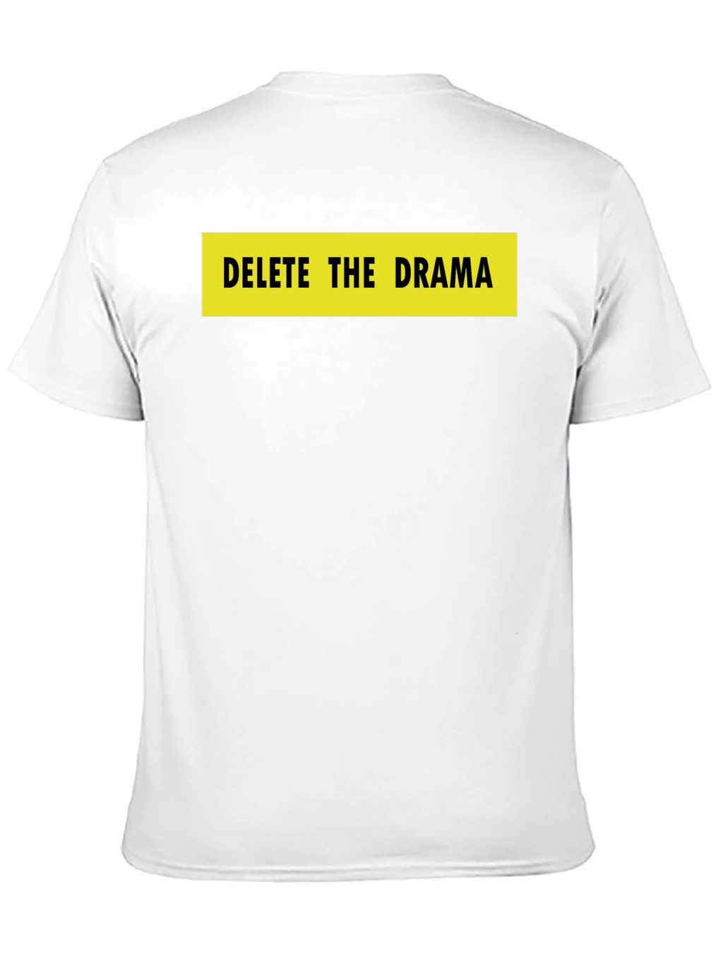 Delete the Drama Black Graphic Tee