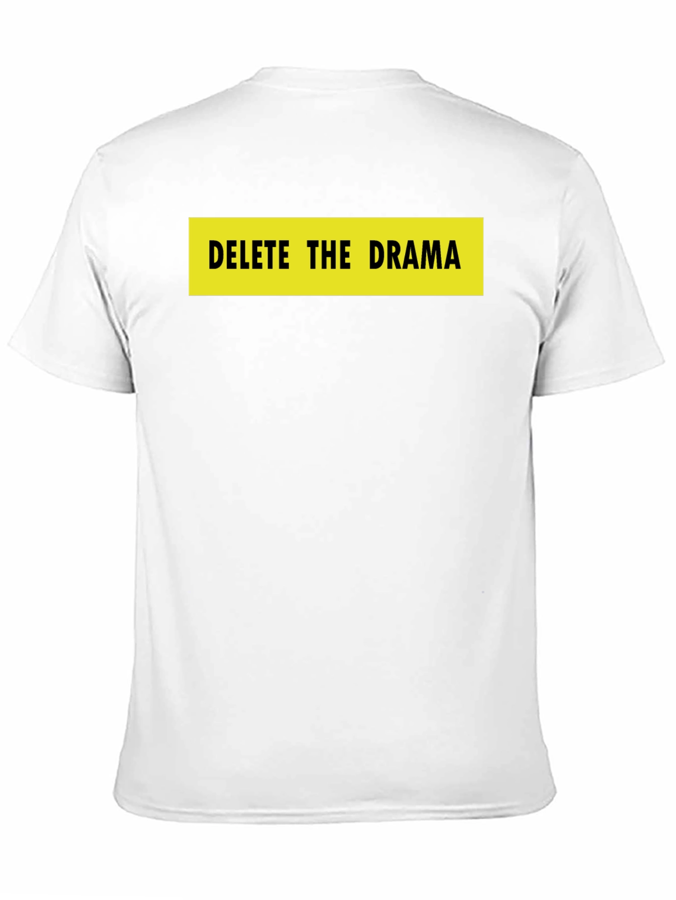 Delete the Drama Black Graphic Tee