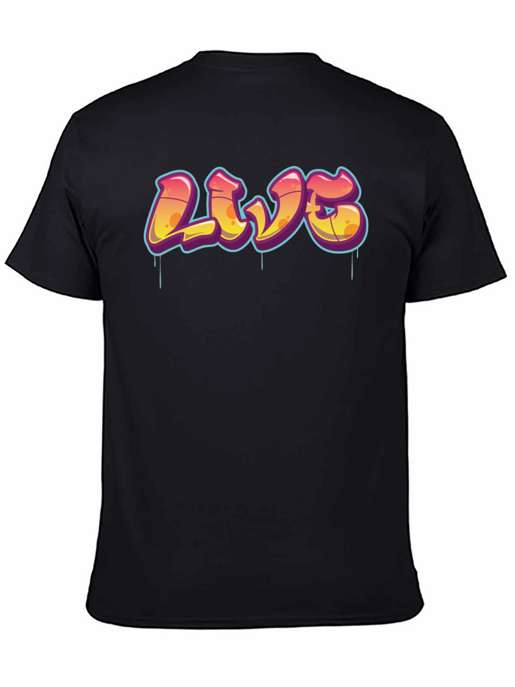 Urban Style Graphic Tee - LIVE Graffiti Design