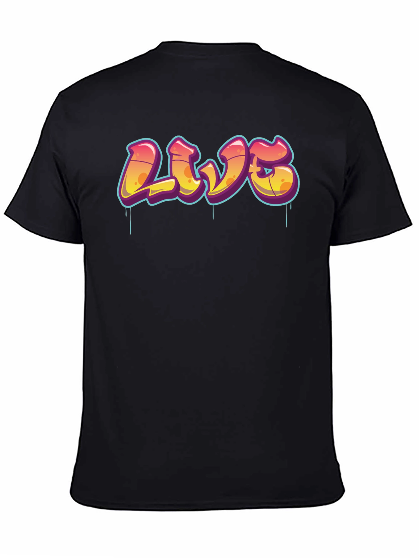 Urban Style Graphic Tee - LIVE Graffiti Design