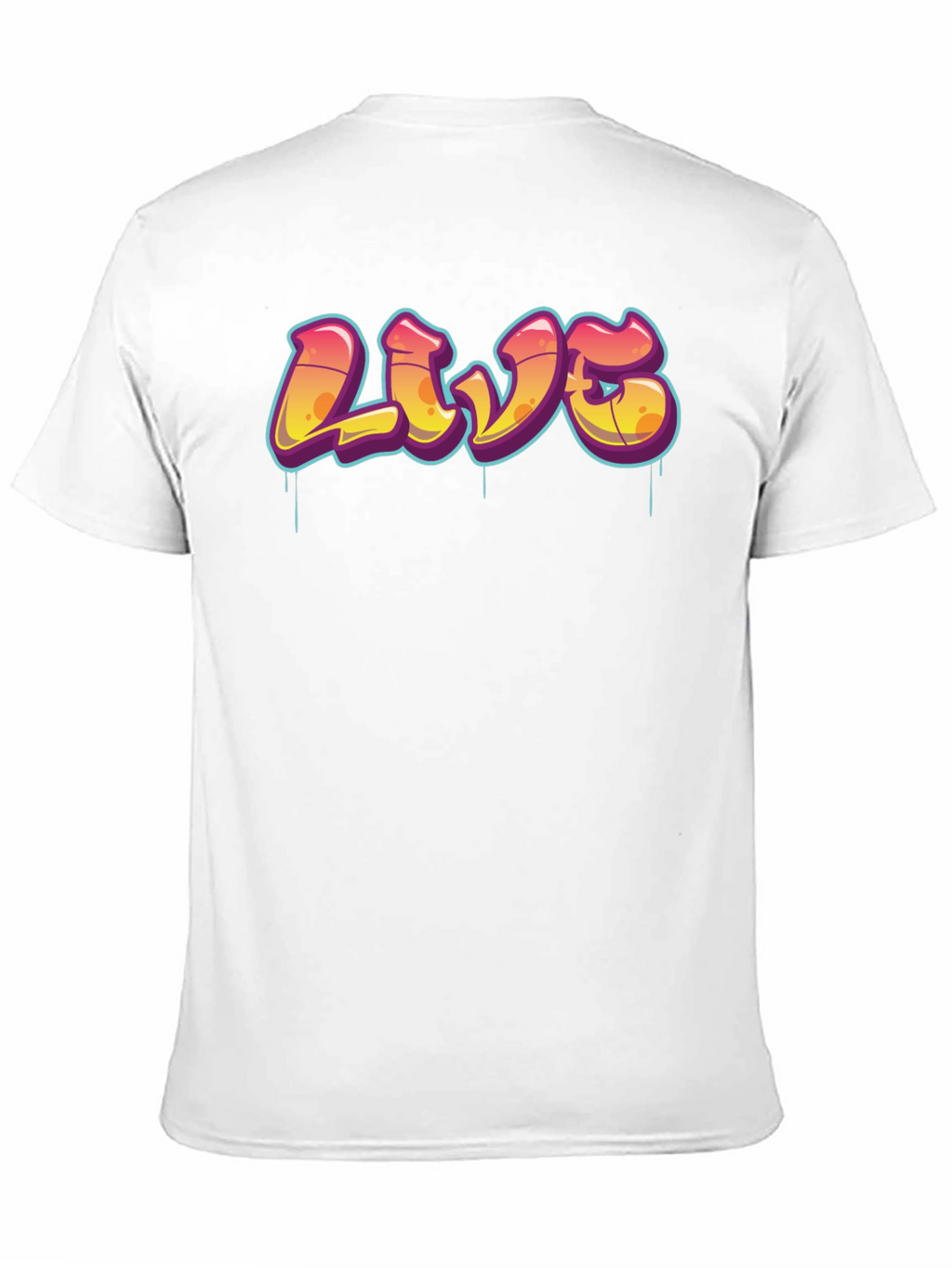Urban Style Graphic Tee - LIVE Graffiti Design