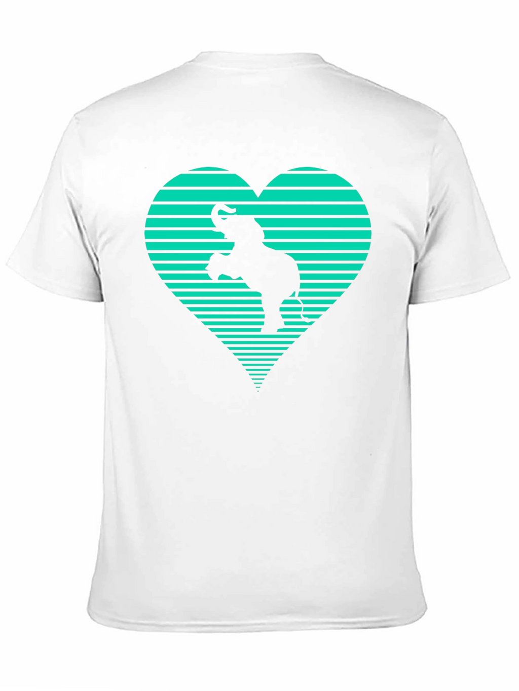 Elephant Heart Graphic Tee - Black