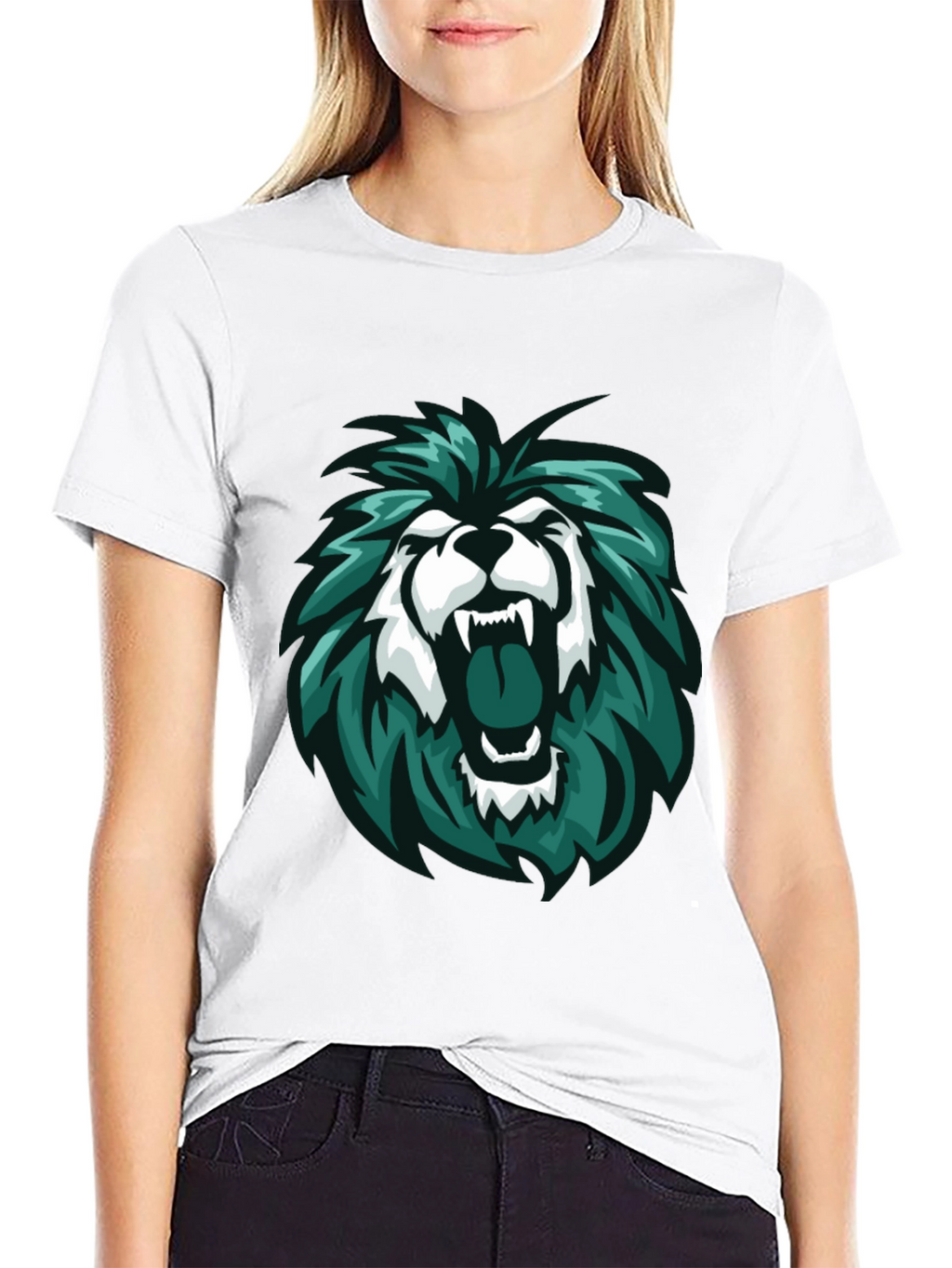 Lion Graphic Tee - Mens Black T-Shirt