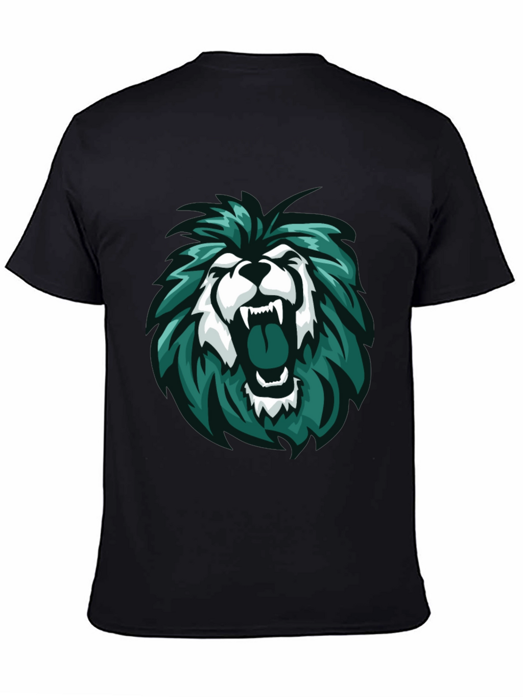 Lion Graphic Tee - Mens Black T-Shirt