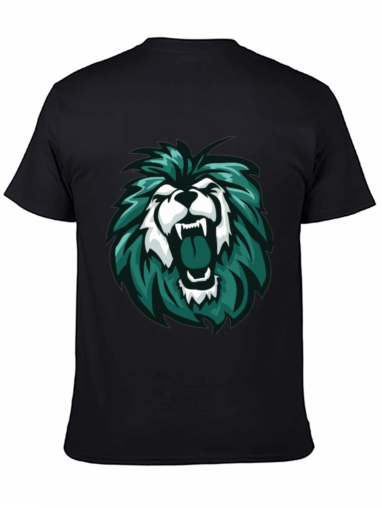 Lion Graphic Tee - Mens Black T-Shirt