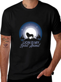 Lion Spirit Animal T-Shirt - Nature Lovers Tee