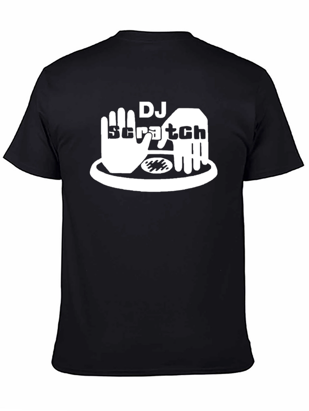 DJ Scratch Black T-Shirt