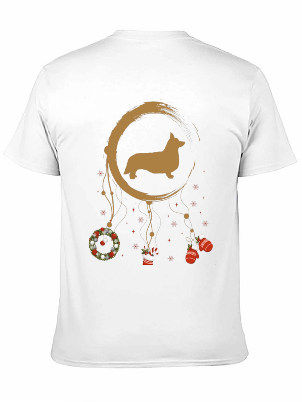 Corgi Dreamcatcher Christmas T-Shirt