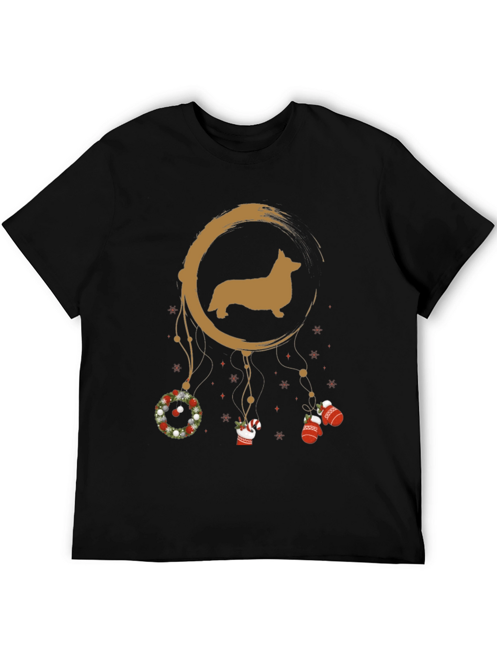 Corgi Dreamcatcher Christmas T-Shirt