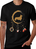Corgi Dreamcatcher Christmas T-Shirt