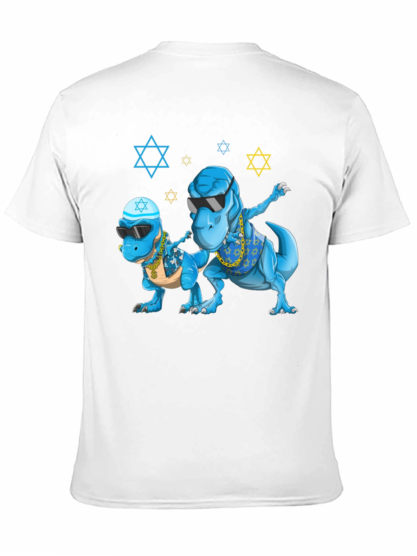 Dinosaur Graphic Tee - Fun Jewish T-Rex Design