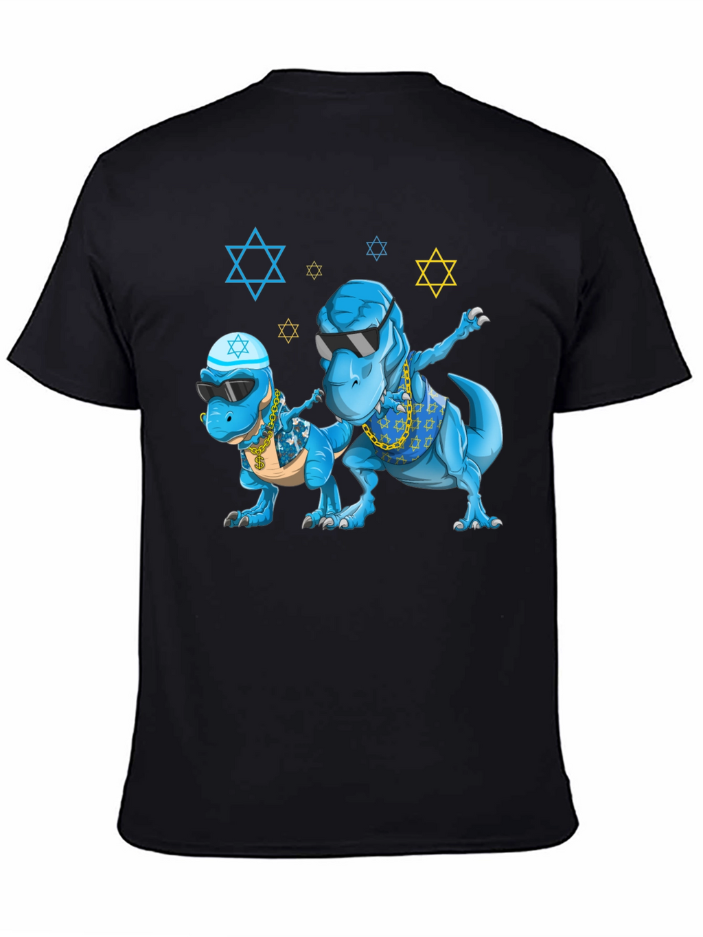 Dinosaur Graphic Tee - Fun Jewish T-Rex Design