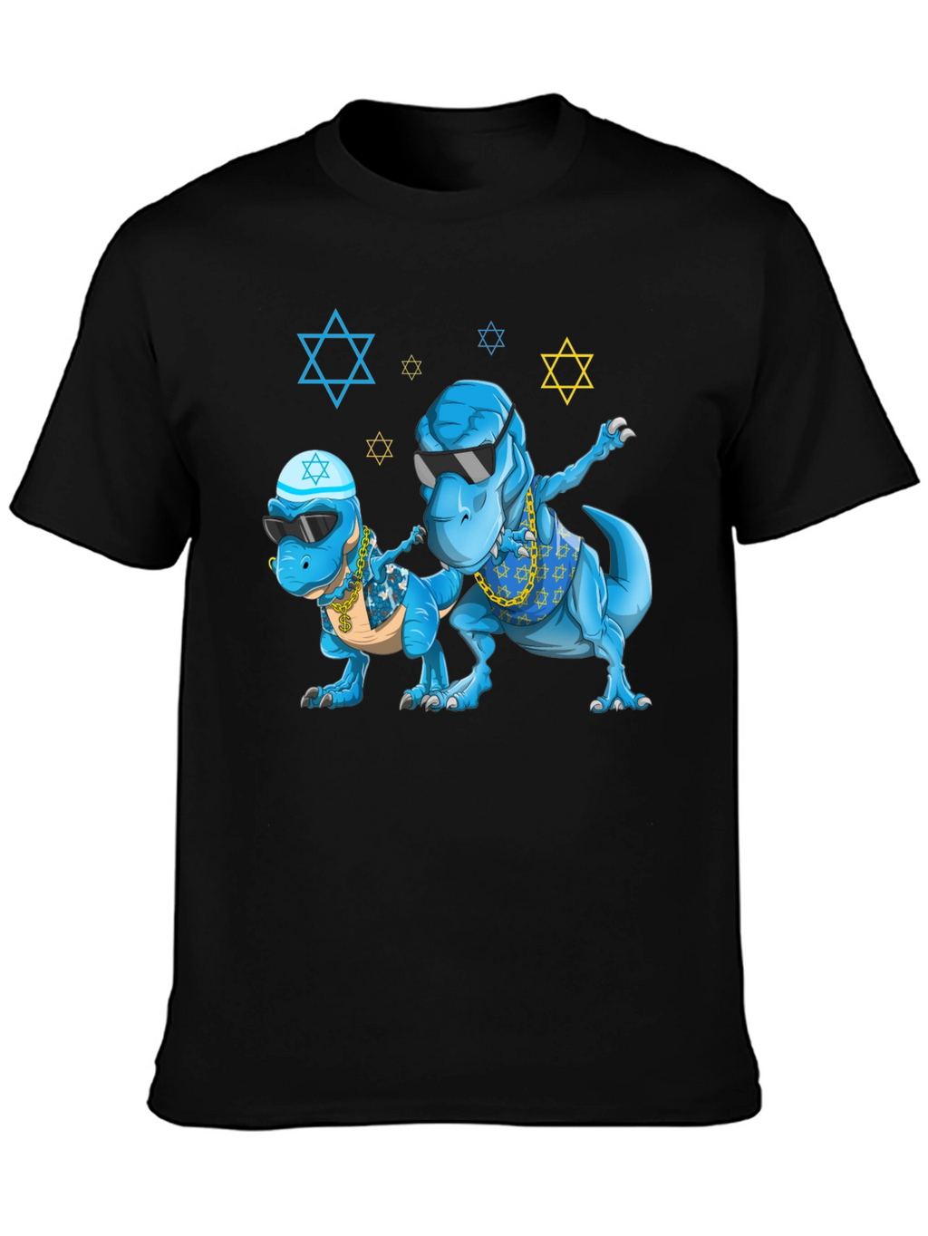 Dinosaur Graphic Tee - Fun Jewish T-Rex Design
