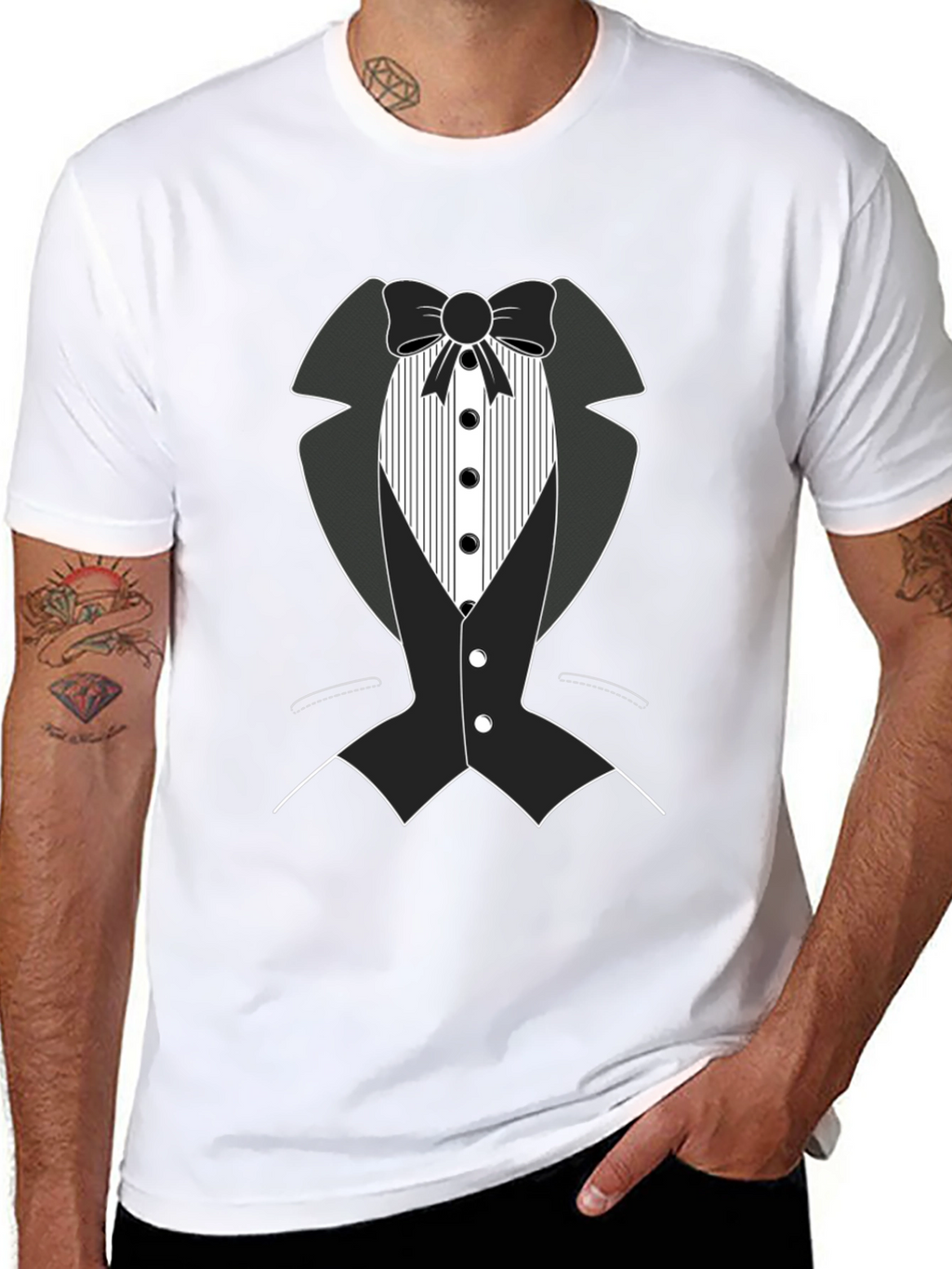 Tuxedo T-Shirt - Formal Wear Funny Tee