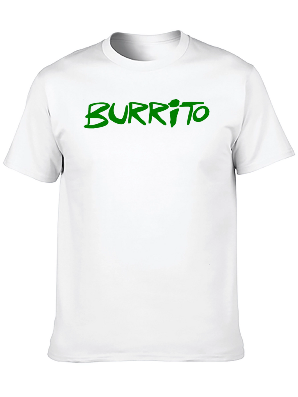 Mens Black Burrito Graphic Tee