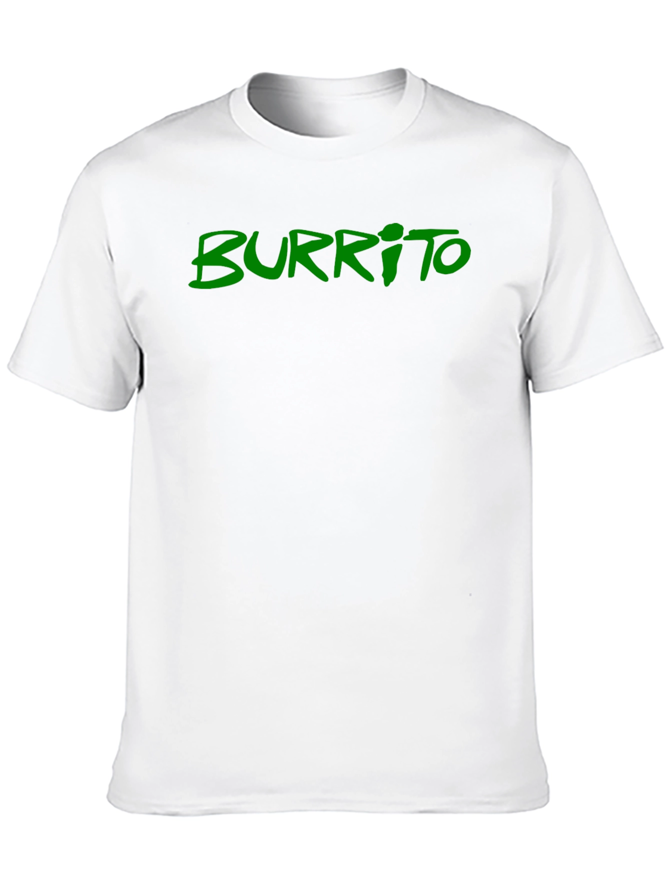 Mens Black Burrito Graphic Tee
