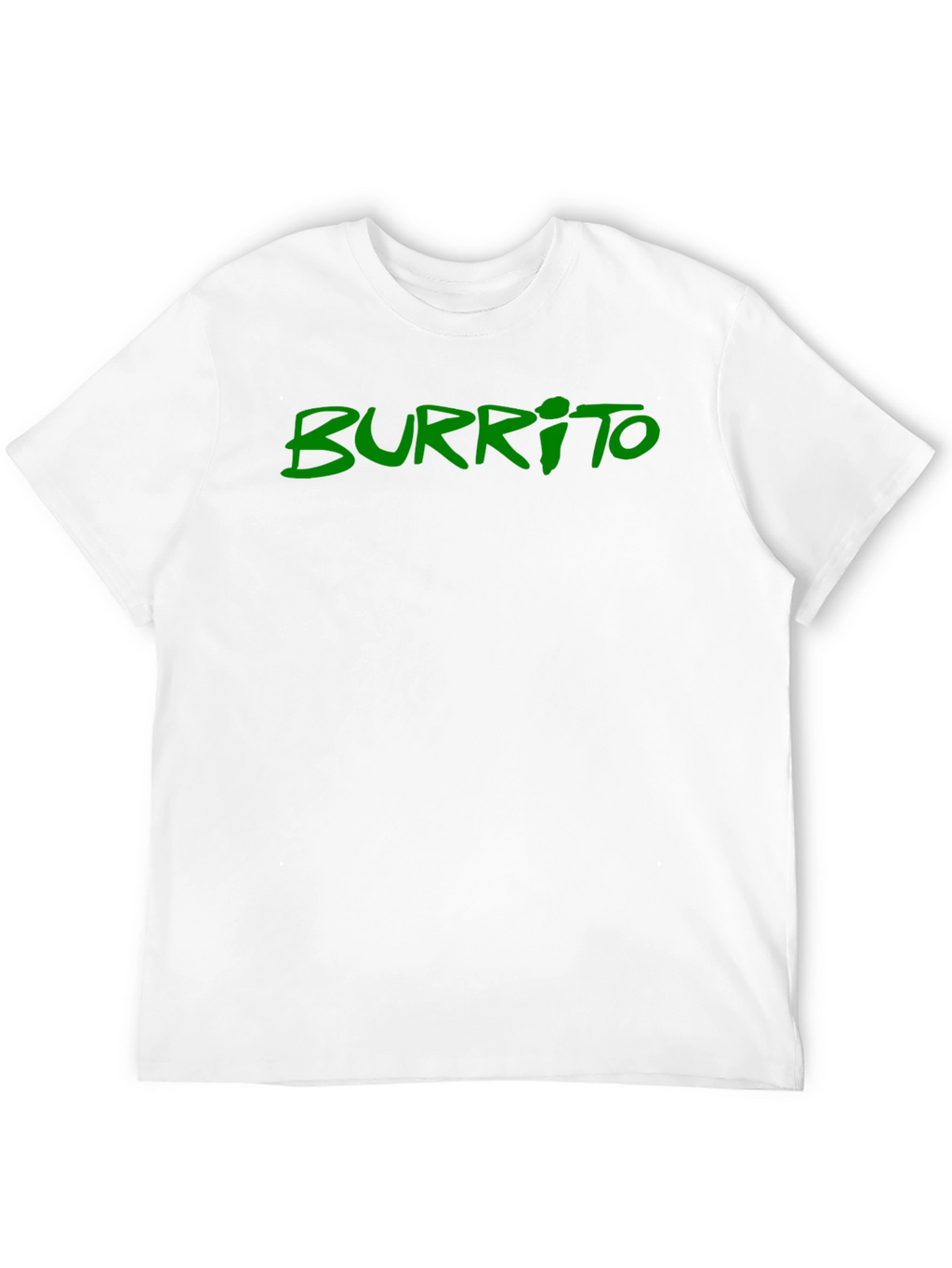 Mens Black Burrito Graphic Tee