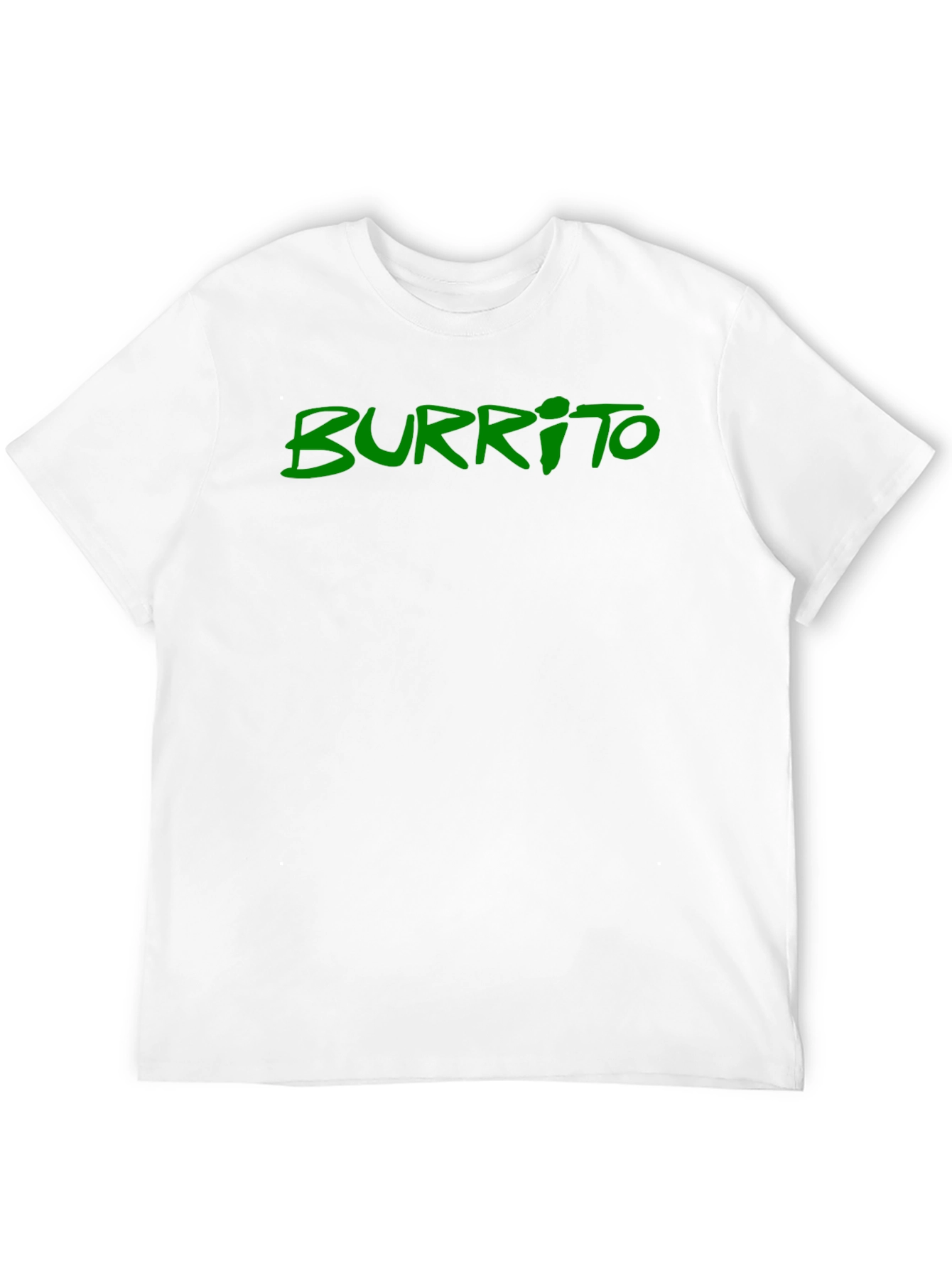 Mens Black Burrito Graphic Tee