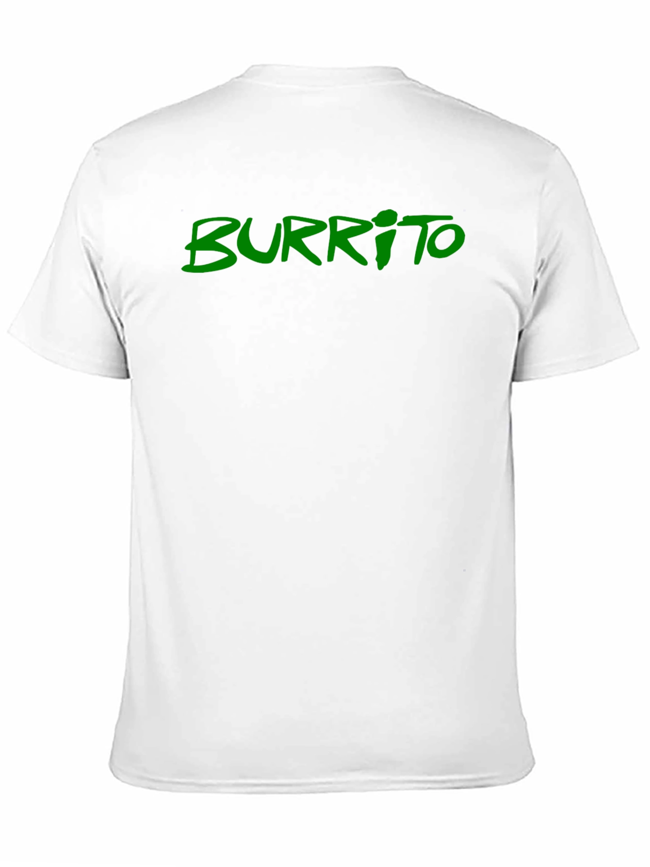 Mens Black Burrito Graphic Tee
