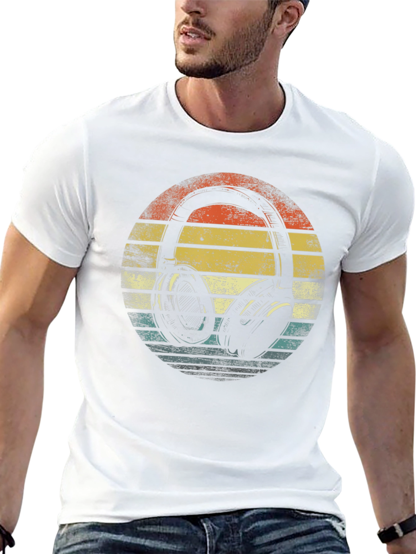 Retro Headphone Graphic Tee