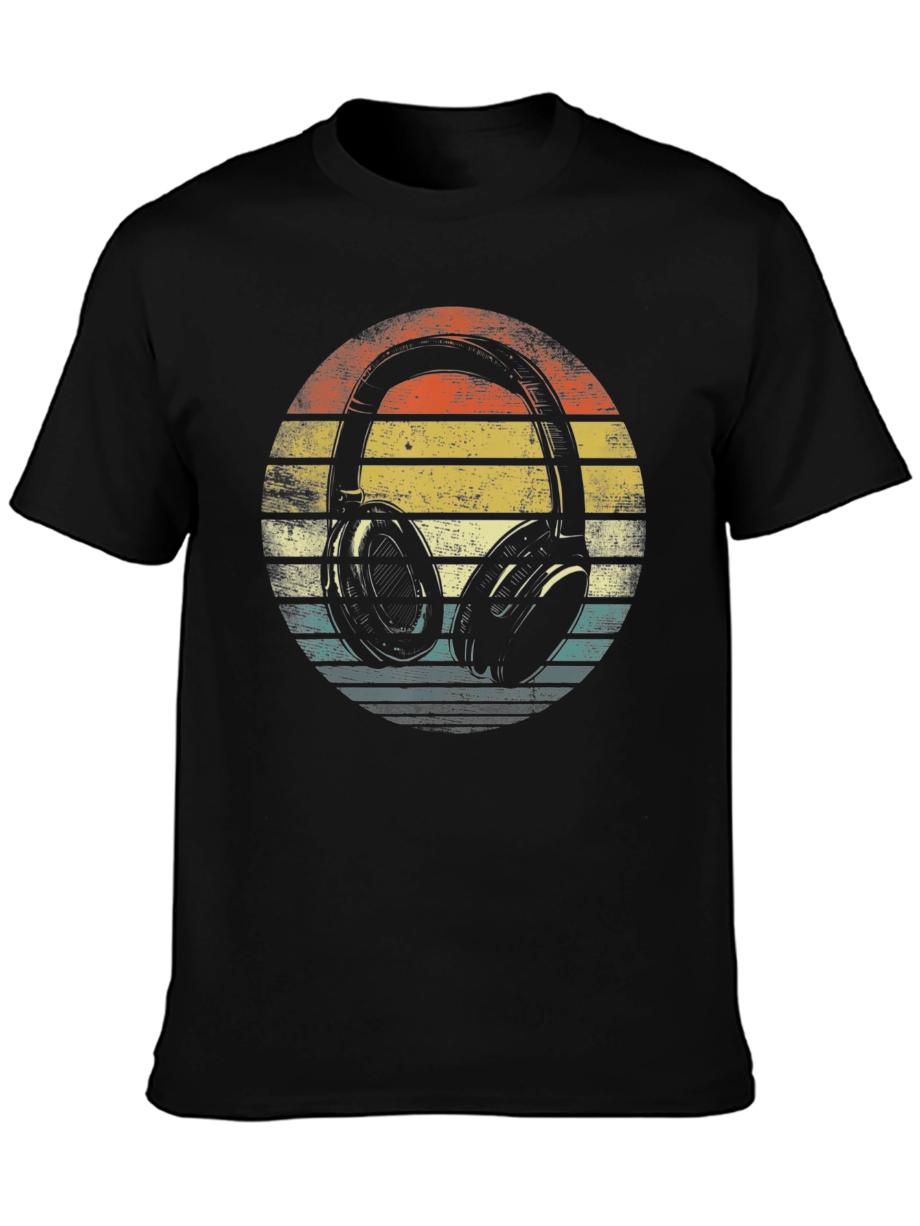 Retro Headphone Graphic Tee