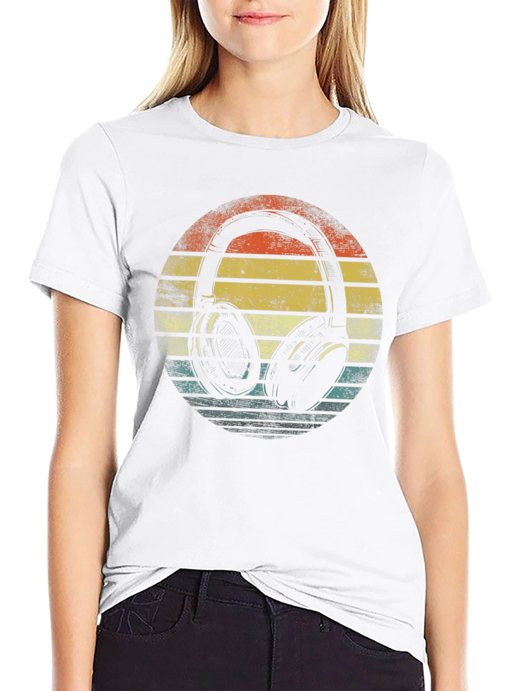 Retro Headphone Graphic Tee