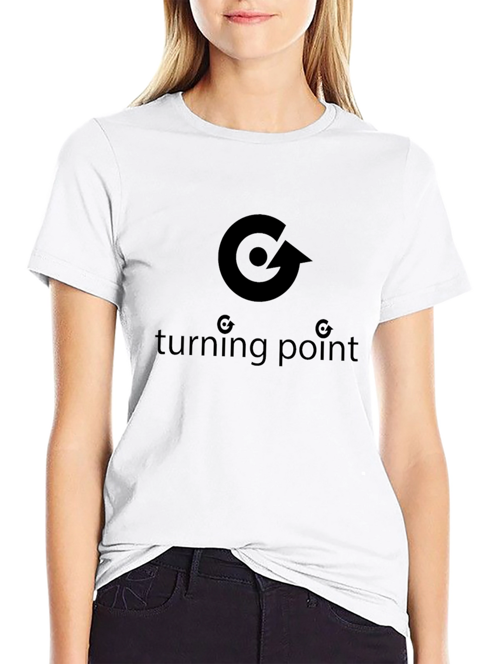 Turning Point Graphic Tee - Modern Black T-Shirt