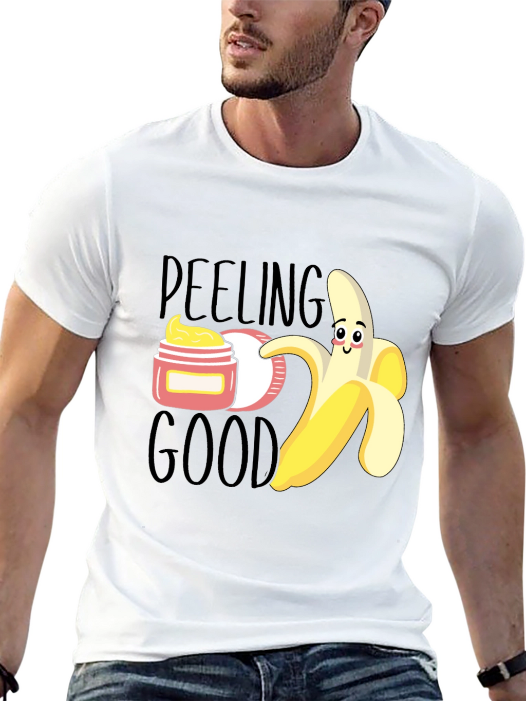 Funny Banana Peeling Good T-Shirt