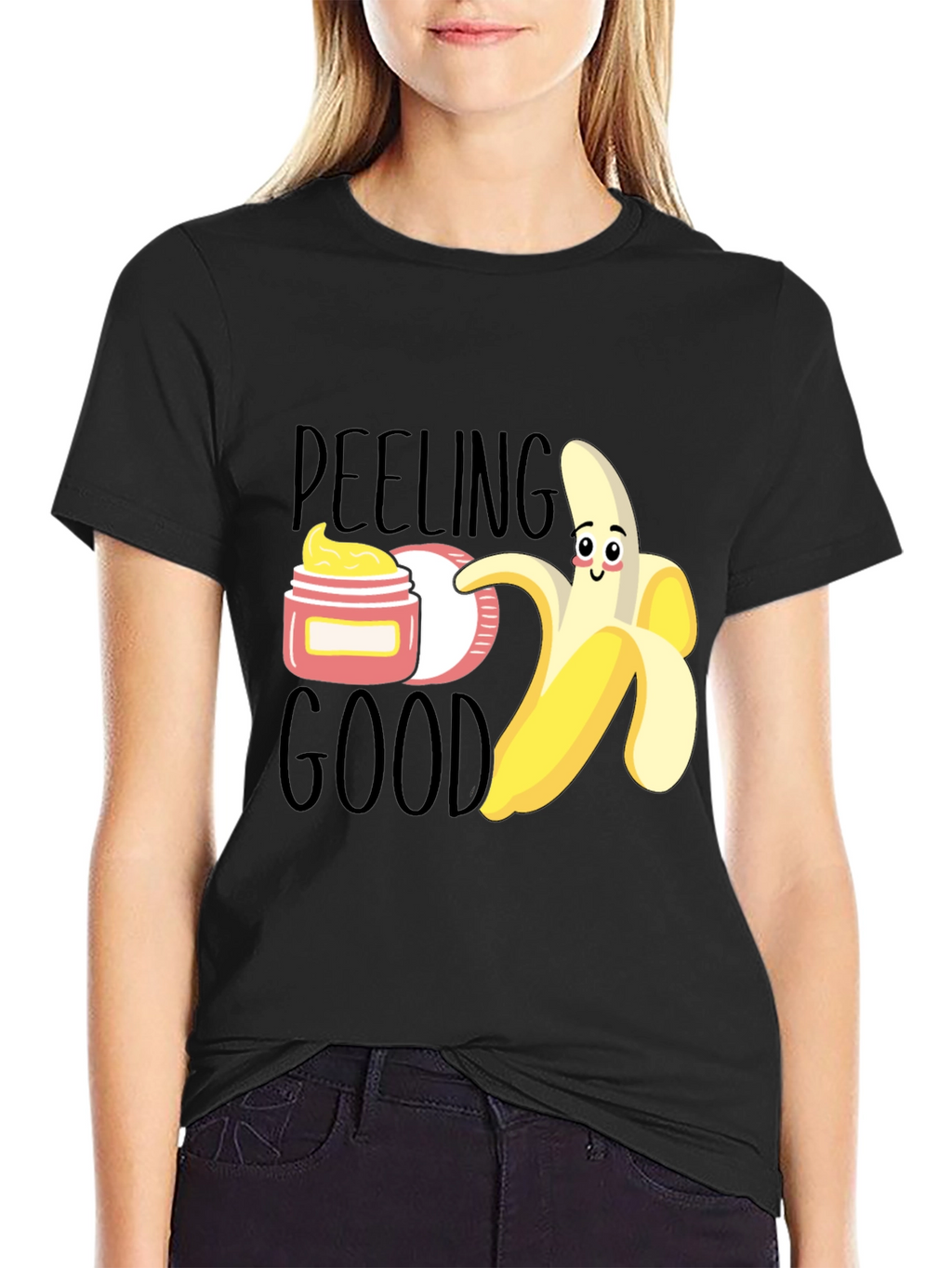Funny Banana Peeling Good T-Shirt