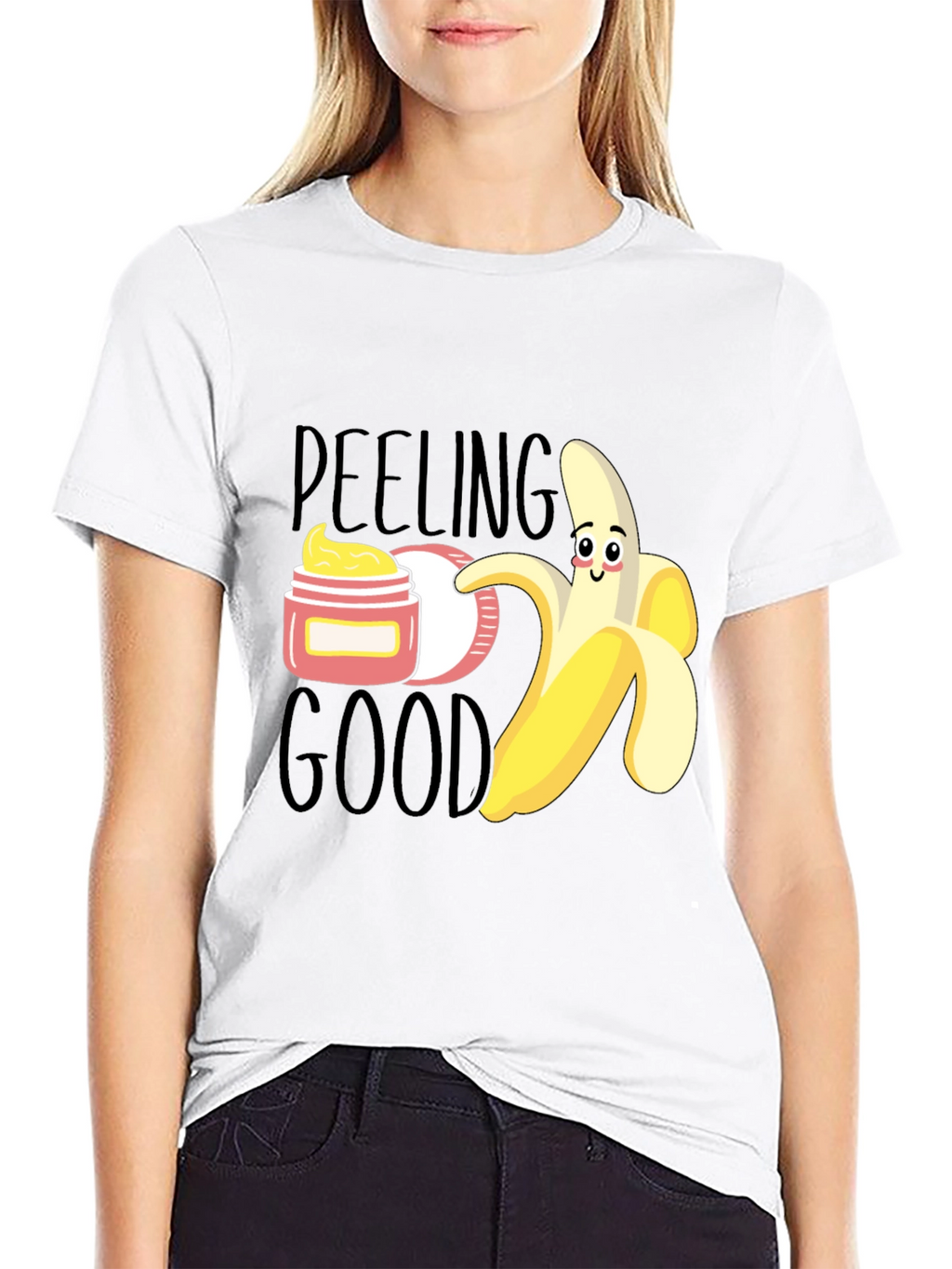 Funny Banana Peeling Good T-Shirt