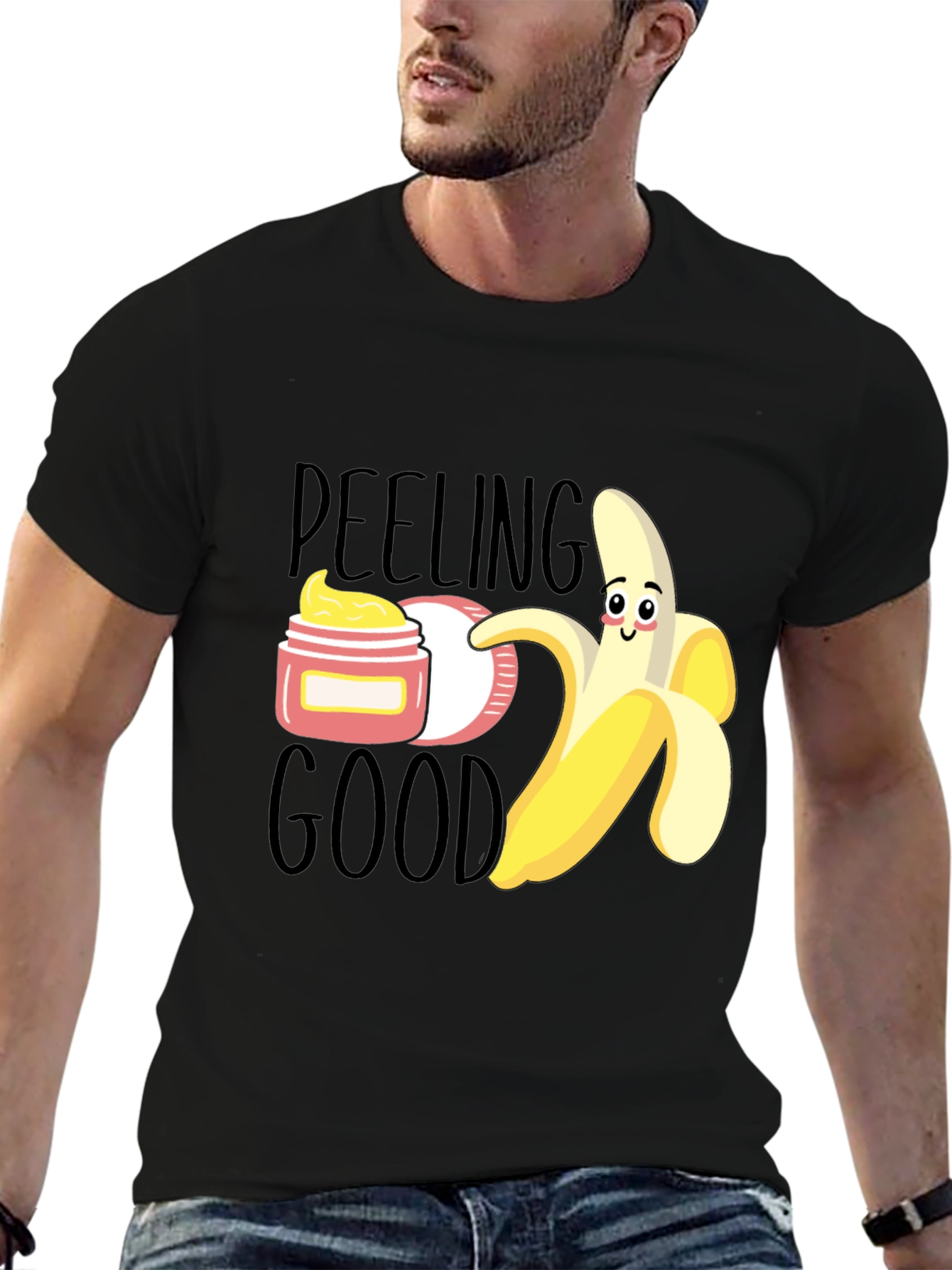 Funny Banana Peeling Good T-Shirt