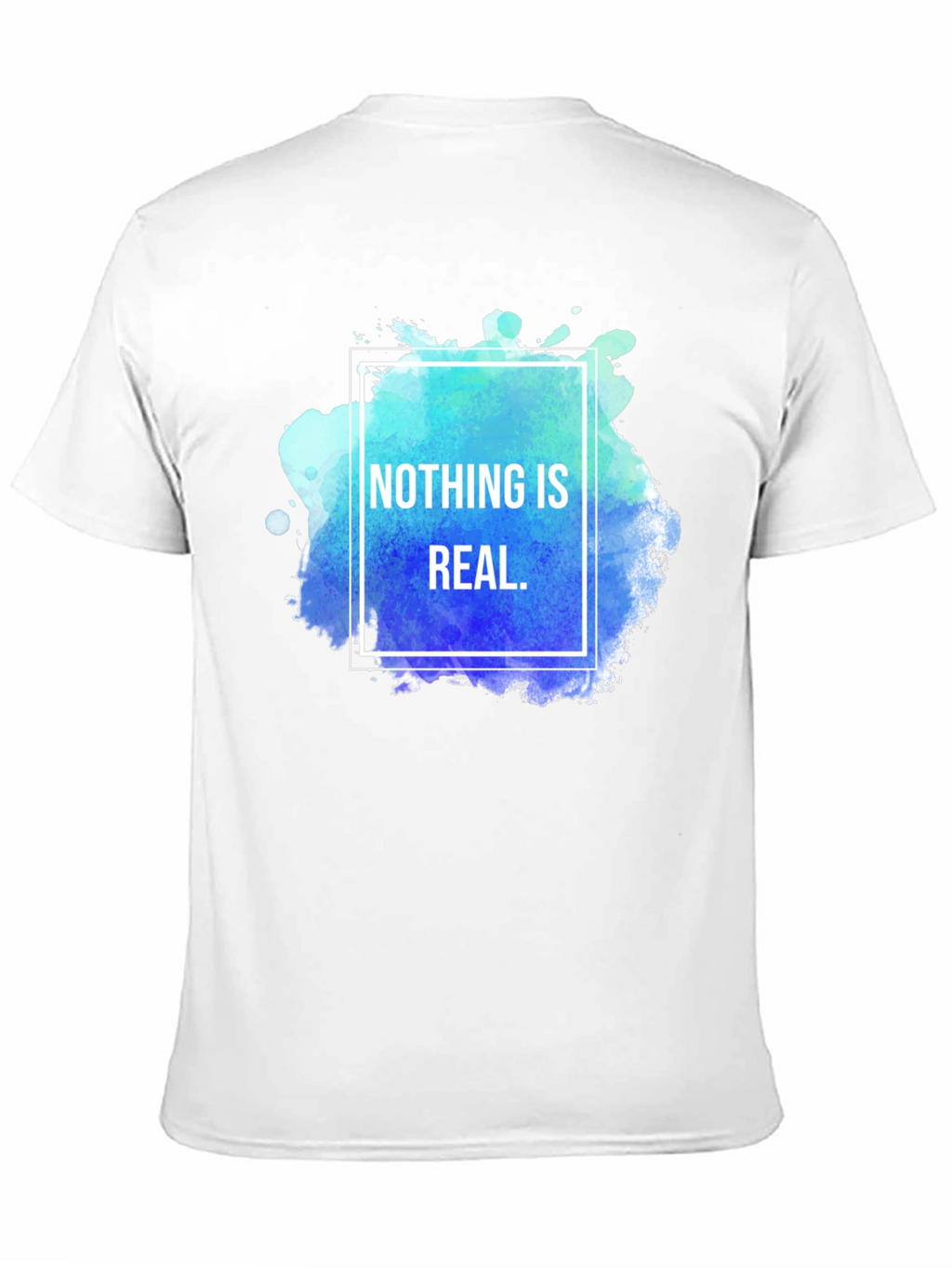 Nothing Is Real Graphic Tee - Black Cotton T-Shirt