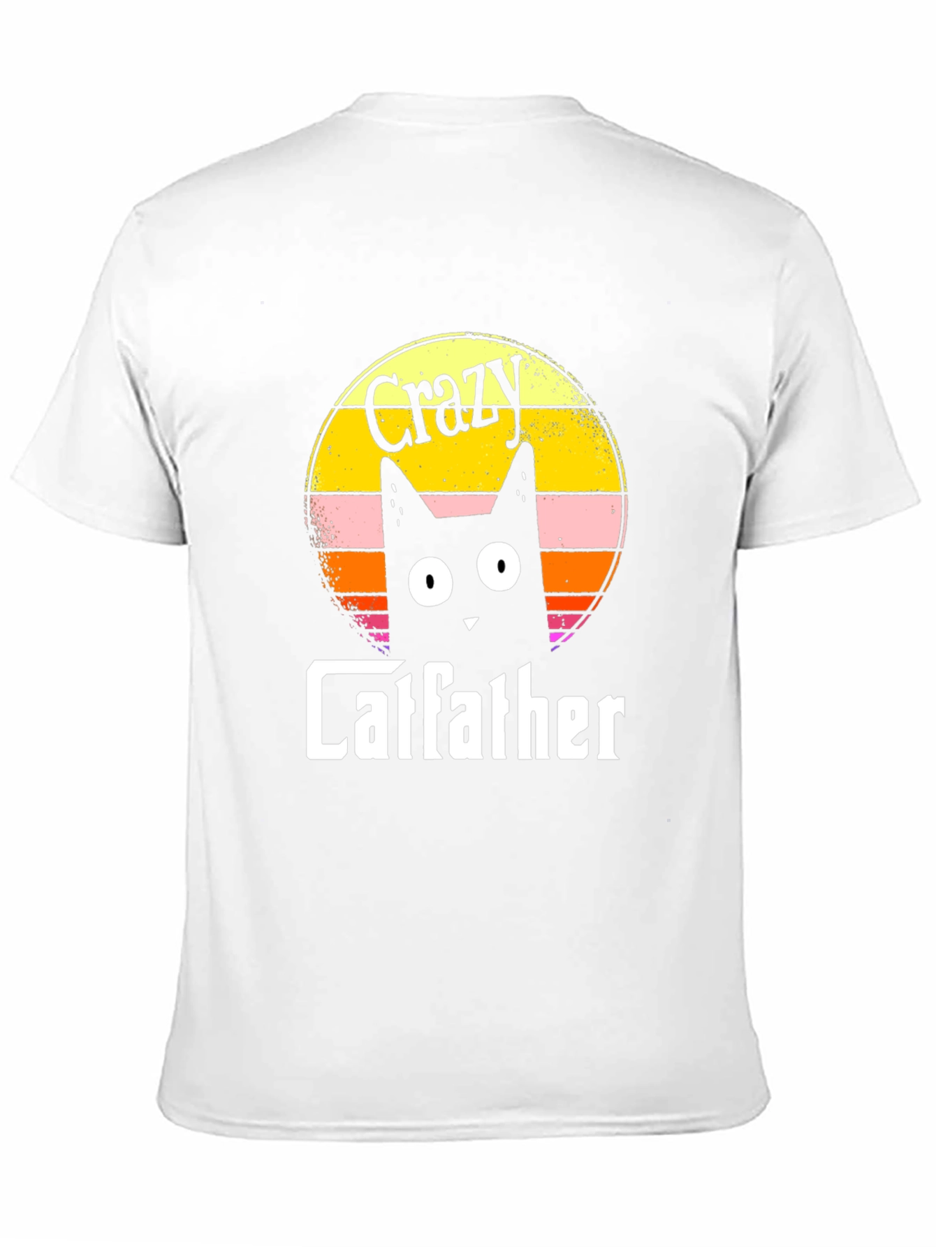 Crazy Catfather Black T-Shirt