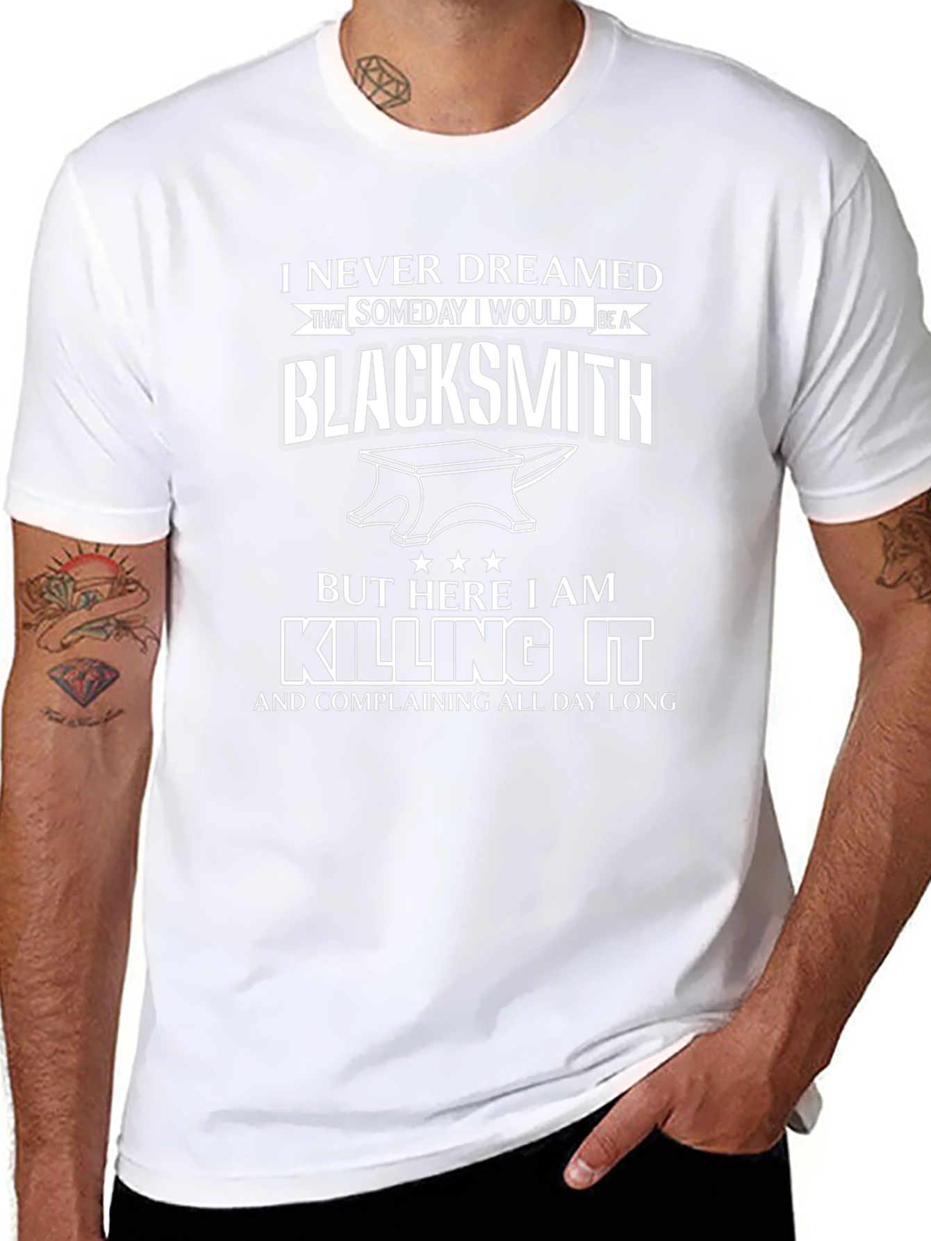 Blacksmith T-Shirt: Never Dreamed Black Tee