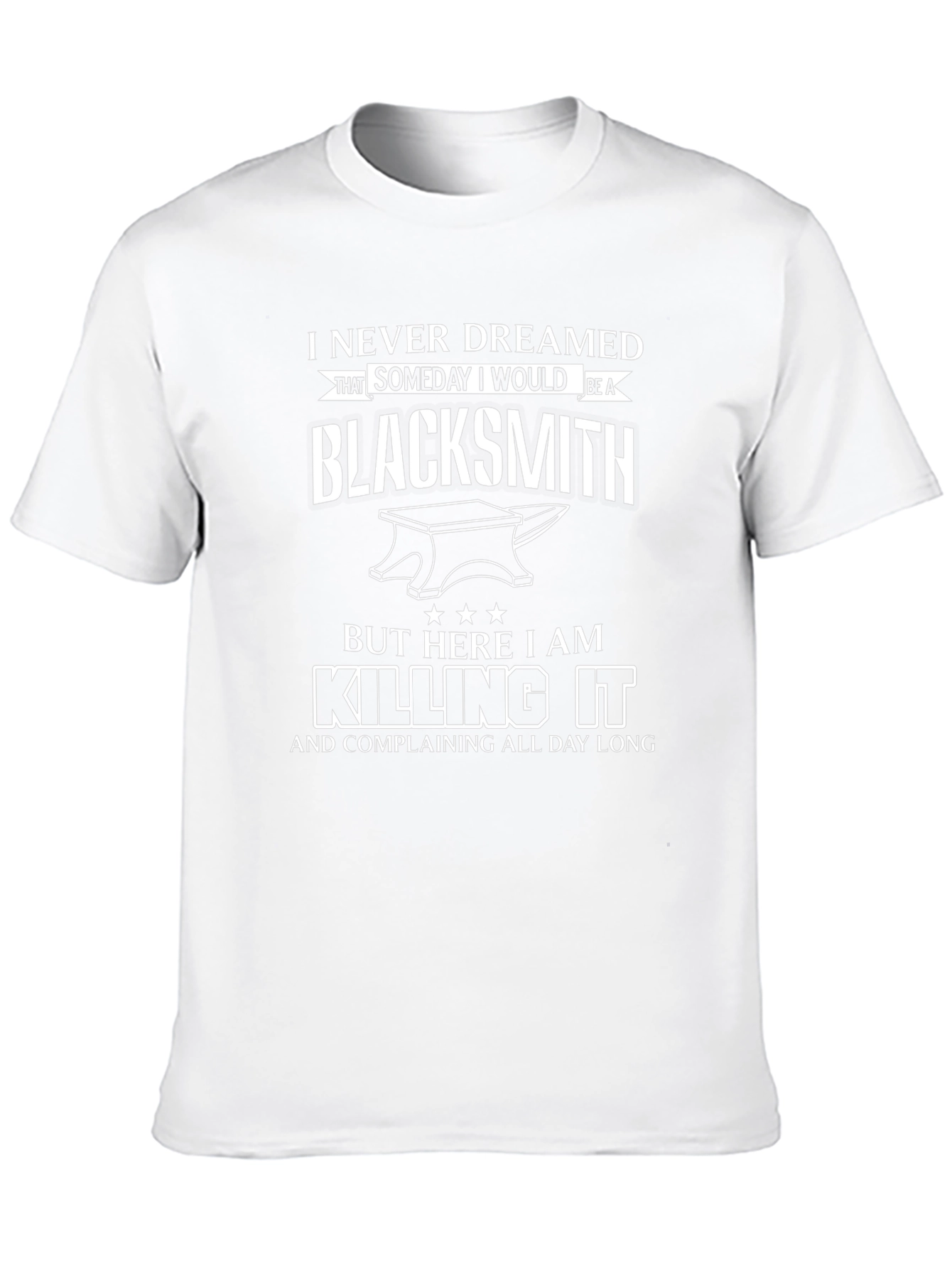 Blacksmith T-Shirt: Never Dreamed Black Tee