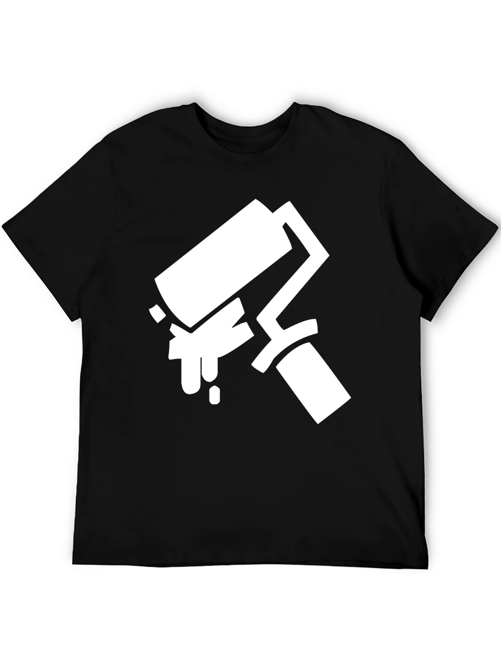 Paint Roller Graphic Tee - Stylish Painters Shirt