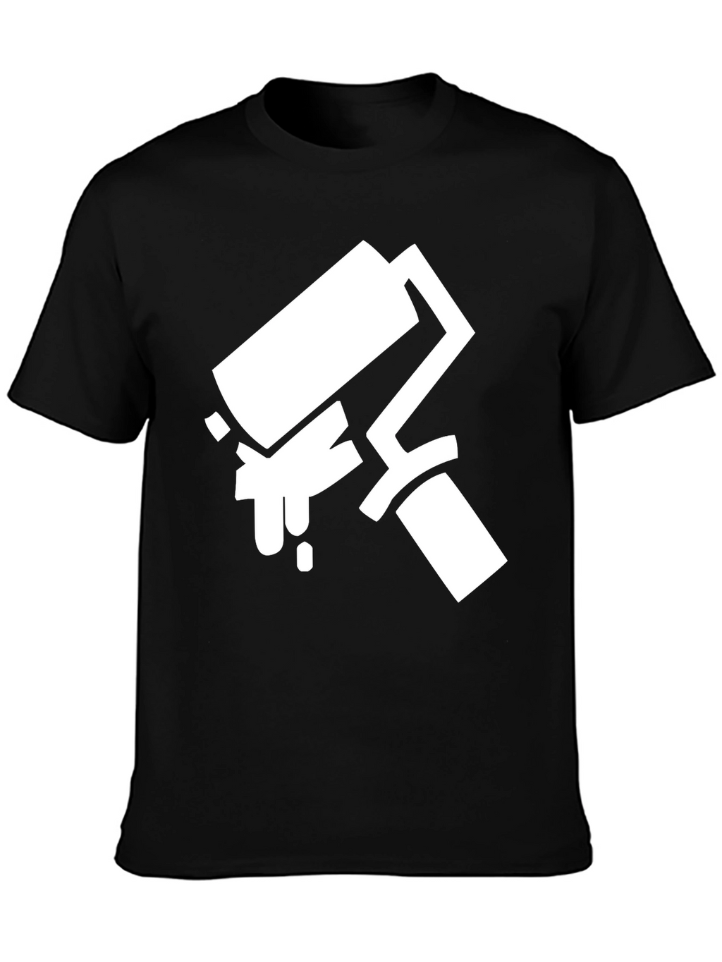 Paint Roller Graphic Tee - Stylish Painters Shirt