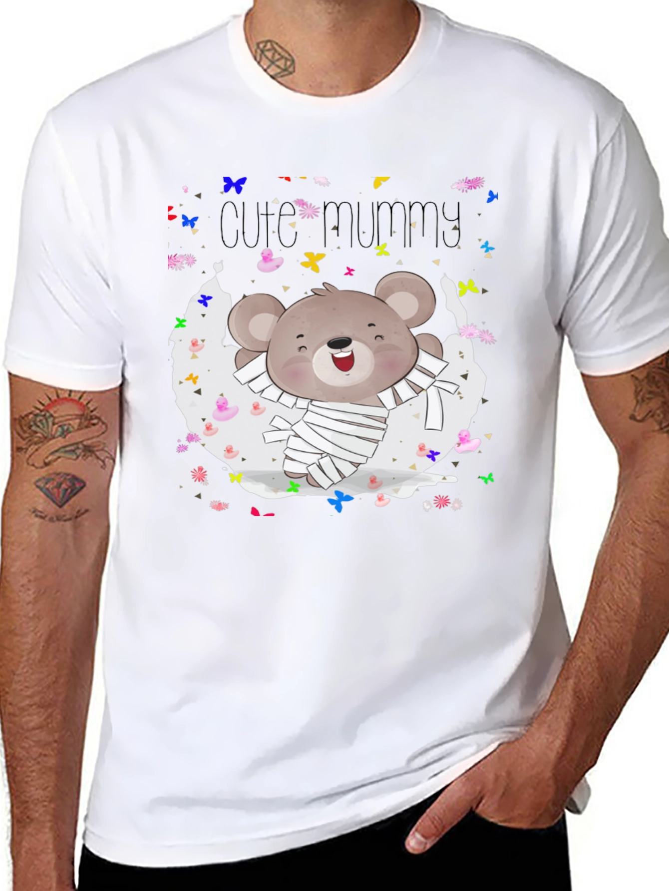 Cute Mummy Bear Halloween T-Shirt