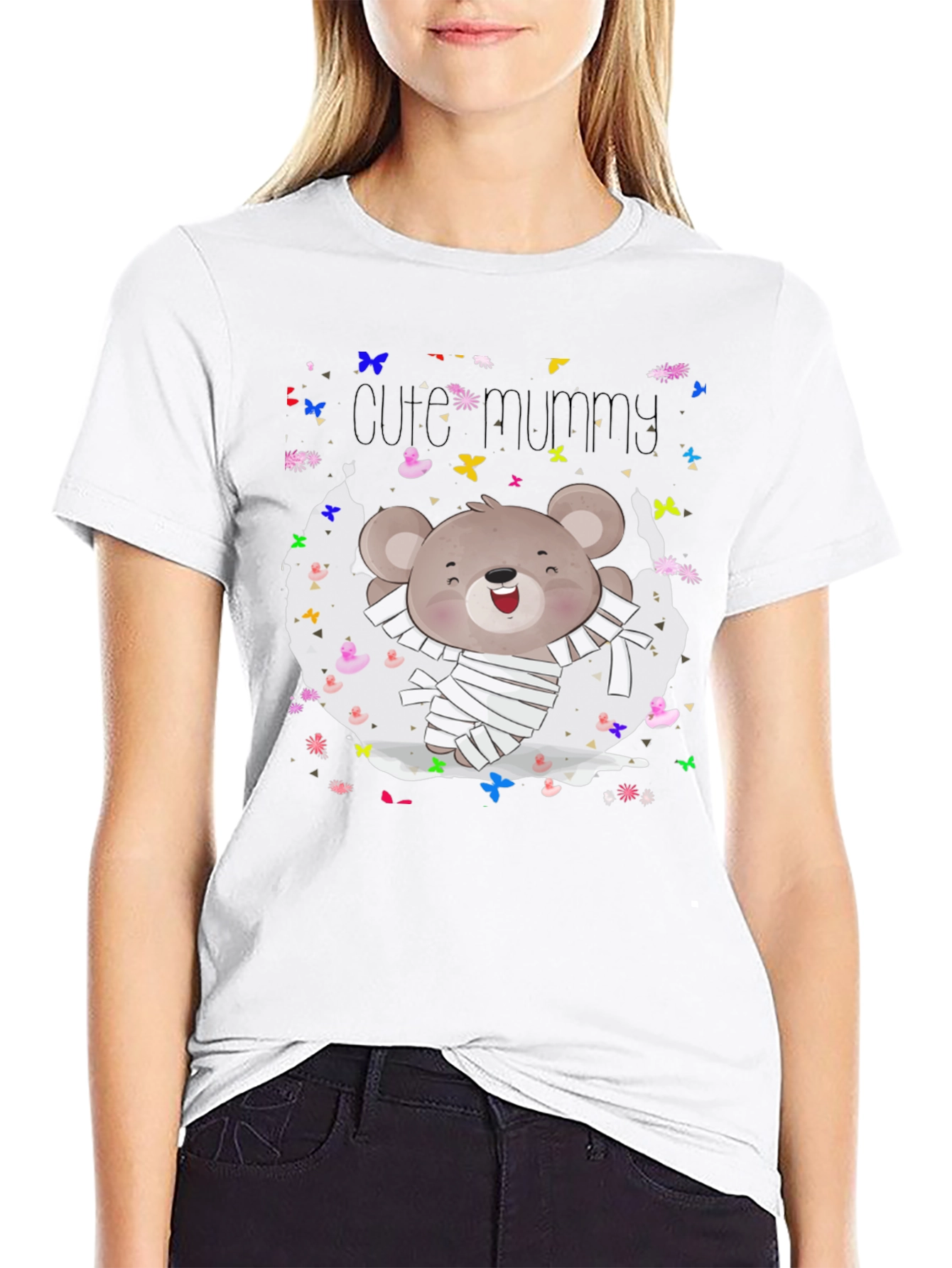 Cute Mummy Bear Halloween T-Shirt