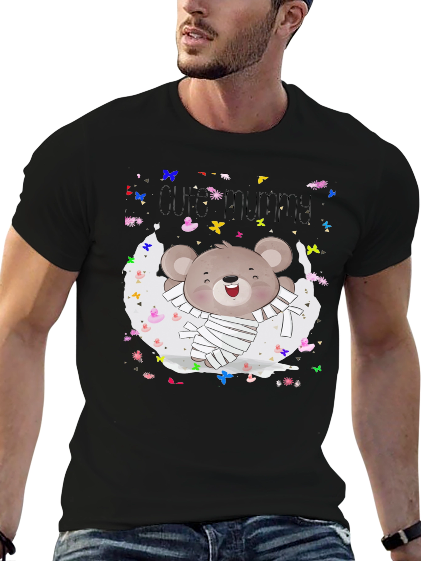 Cute Mummy Bear Halloween T-Shirt