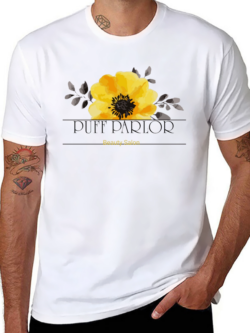 Puff Parlor Beauty Salon Graphic T-Shirt