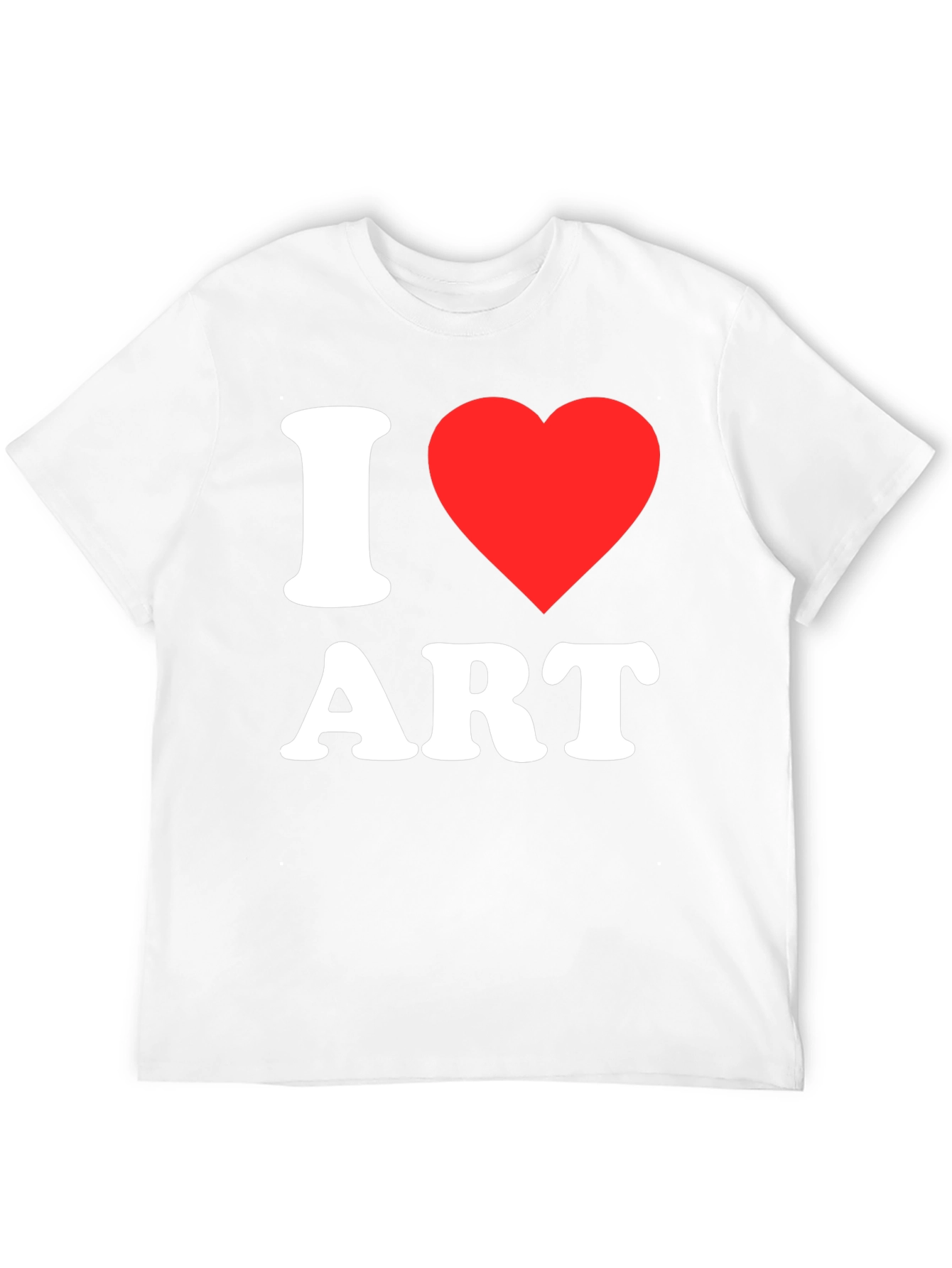 I Love Art T-Shirt - Classic Graphic Tee