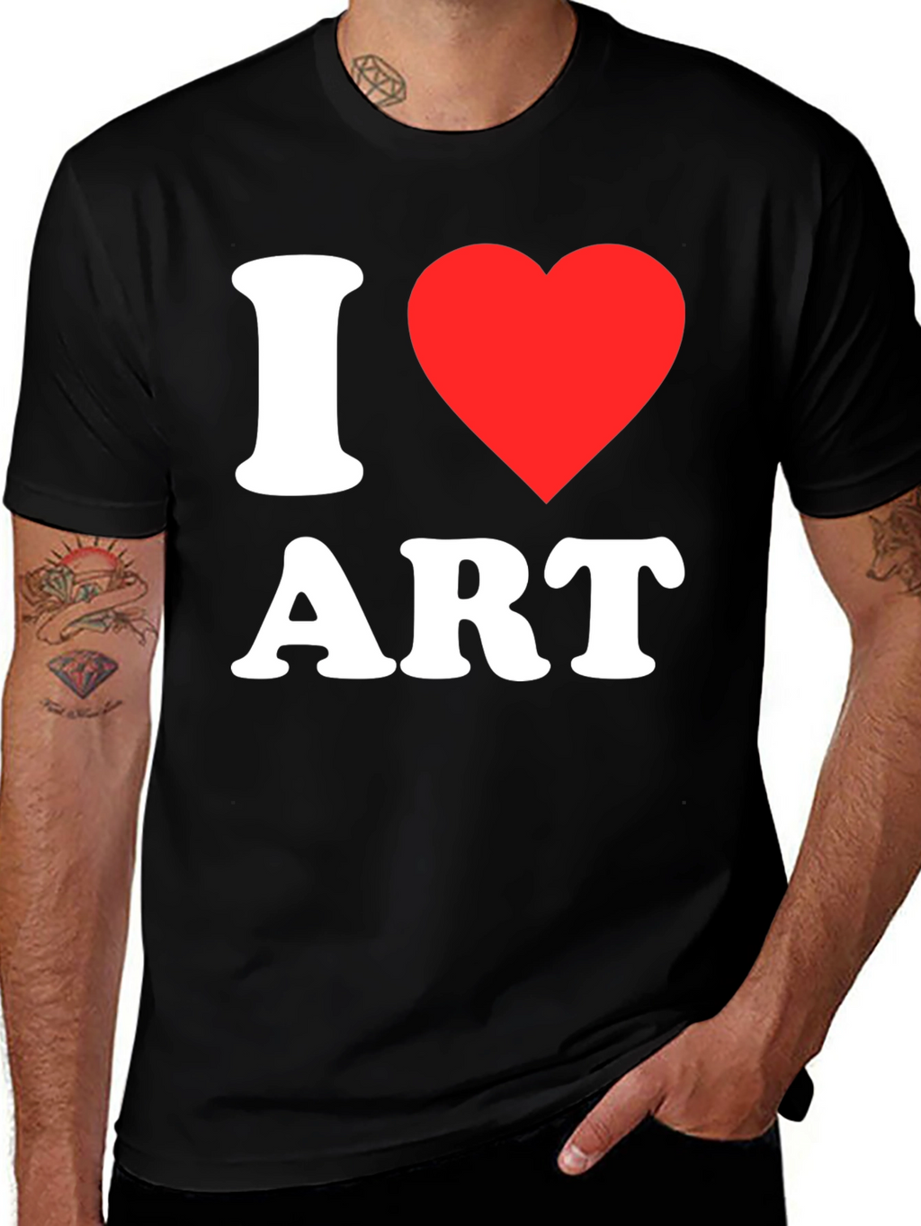 I Love Art T-Shirt - Classic Graphic Tee
