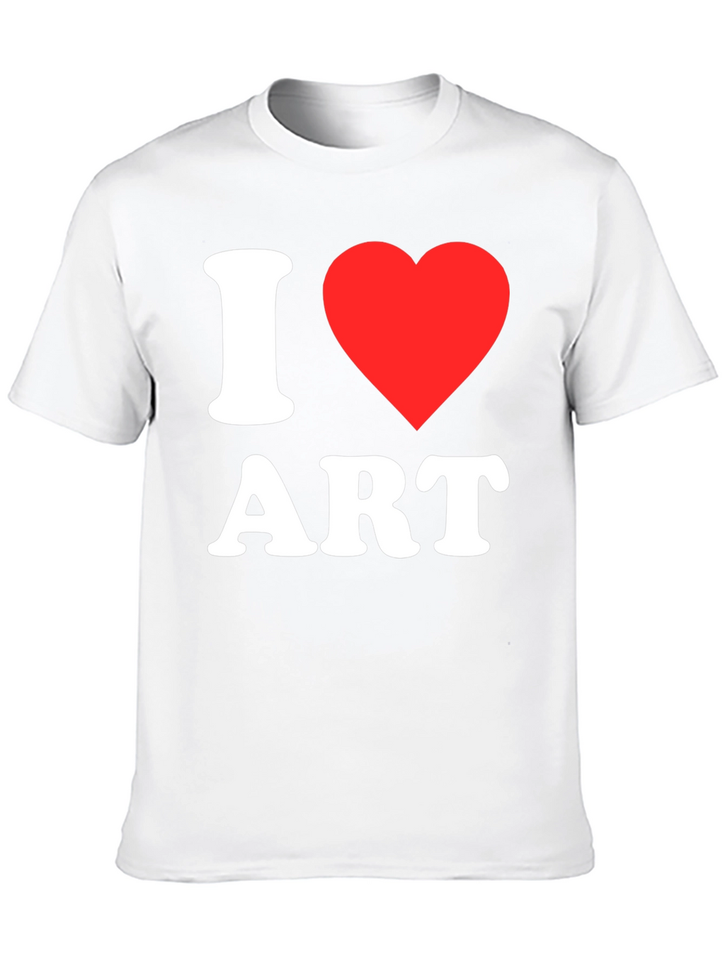 I Love Art T-Shirt - Classic Graphic Tee